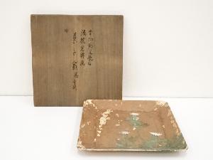 JAPANESE TEA CEREMONY / PAPER SWEETS TRAY / THISTLE